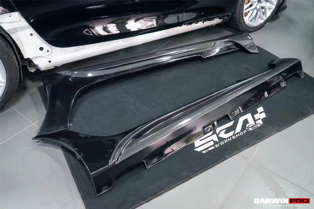 2017 - 2021 Mercedes Benz AMG GTR ONLY IMP Carbon Fiber Side Skirts